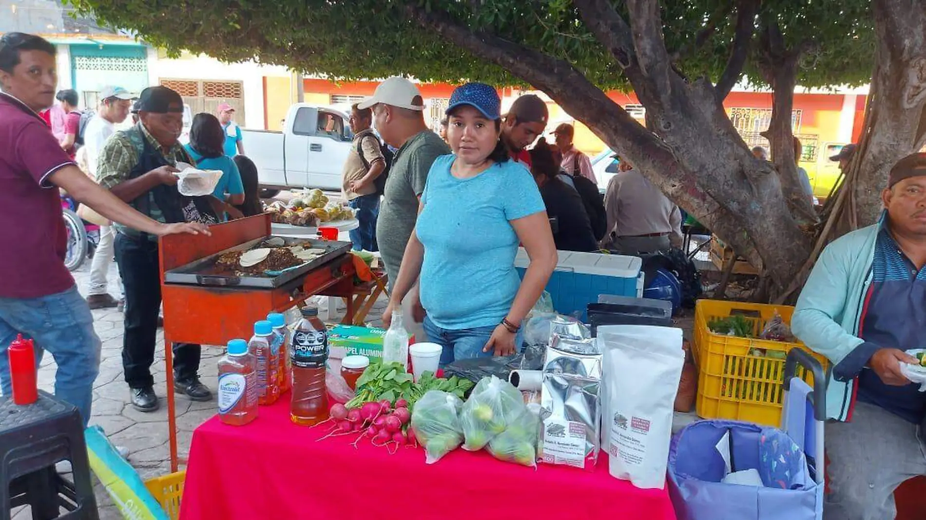 vendedora de comida